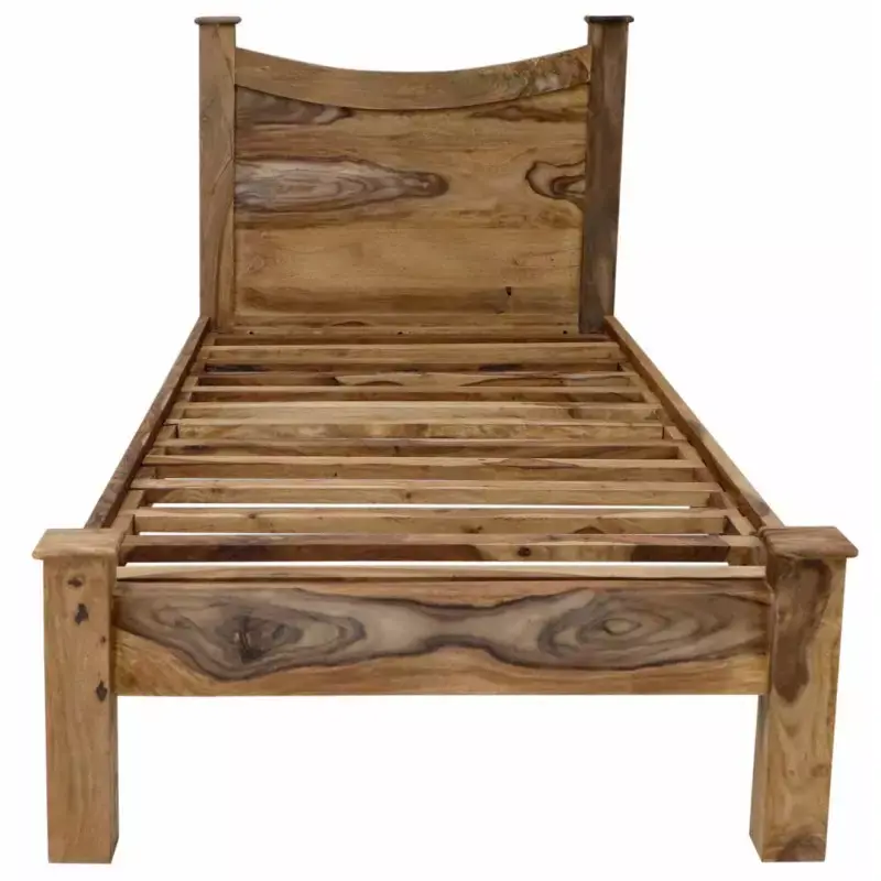 Letzte Chance Bett Rami 90x200 aus indischem Sheesham-Massivholz