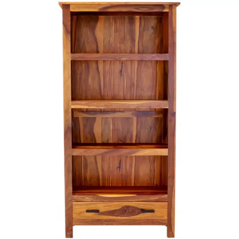 Bücherregal Rami 90x180x35 aus indischem Sheesham-Massivholz Sofort Bestellen