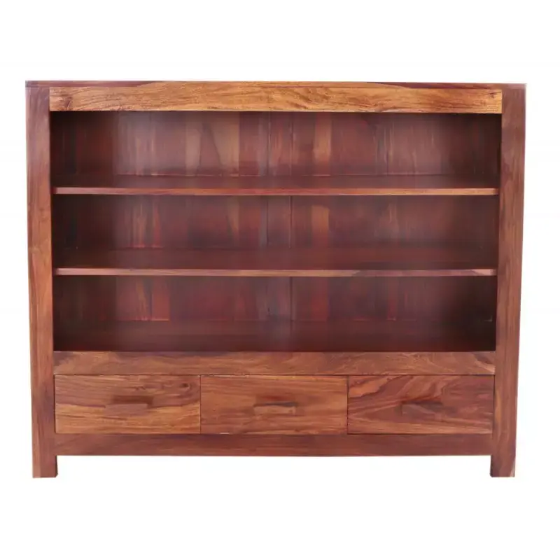 Meistverkauft Bücherregal Kali 120x100x35 aus indischem Sheesham-Massivholz