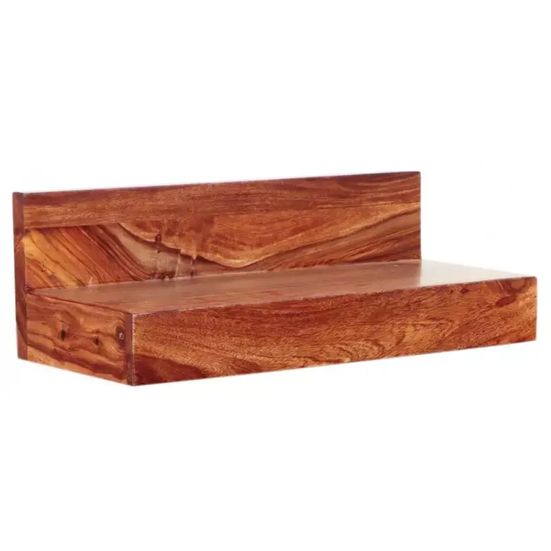 Wandregal Kali 50x22 aus indischem Sheesham-Massivholz Preiswert