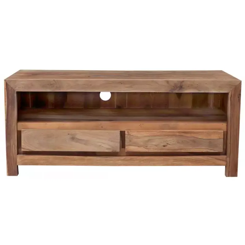 Sale Fernsehtisch Tara 120x50x45 aus indischem Sheesham-Holz