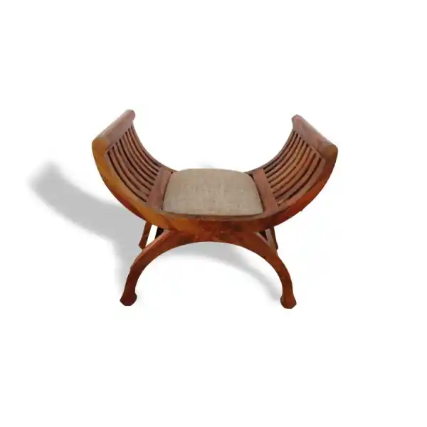 Senat-Sessel 60x60x40 aus indischem Sheesham-Massivholz Expressversand