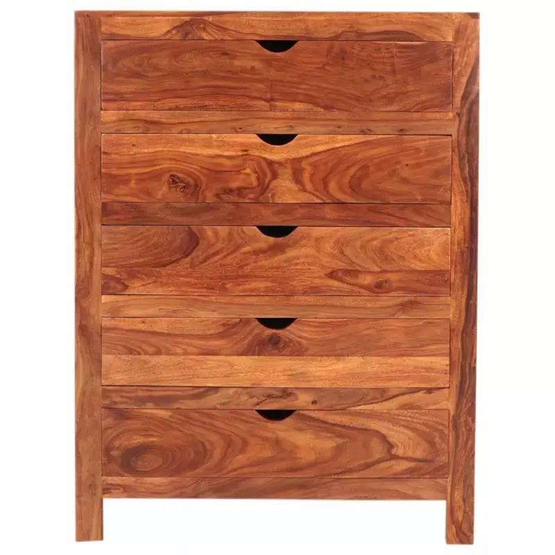 Kommode Amba 90x120x45 aus indischem Sheesham-Massivholz Sonderangebot