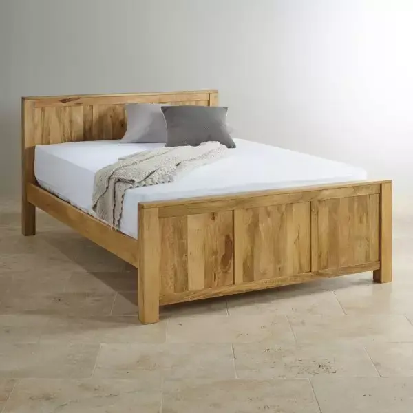 Bett Hina 180x200 aus Mangoholz Sale