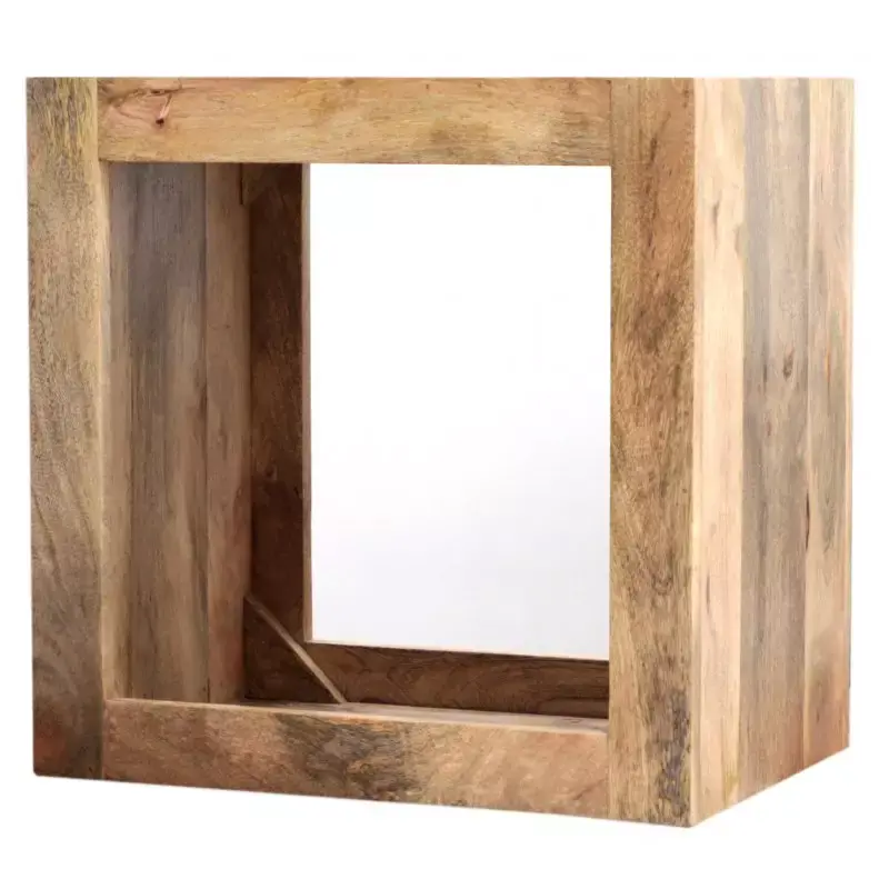 Beistelltisch Hina 50x50x35 cm aus Mangoholz Nur Für Kurze Zeit