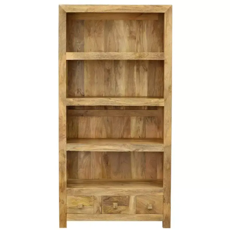 Angebot Bücherregal Hina 90x180x35 aus Mangoholz