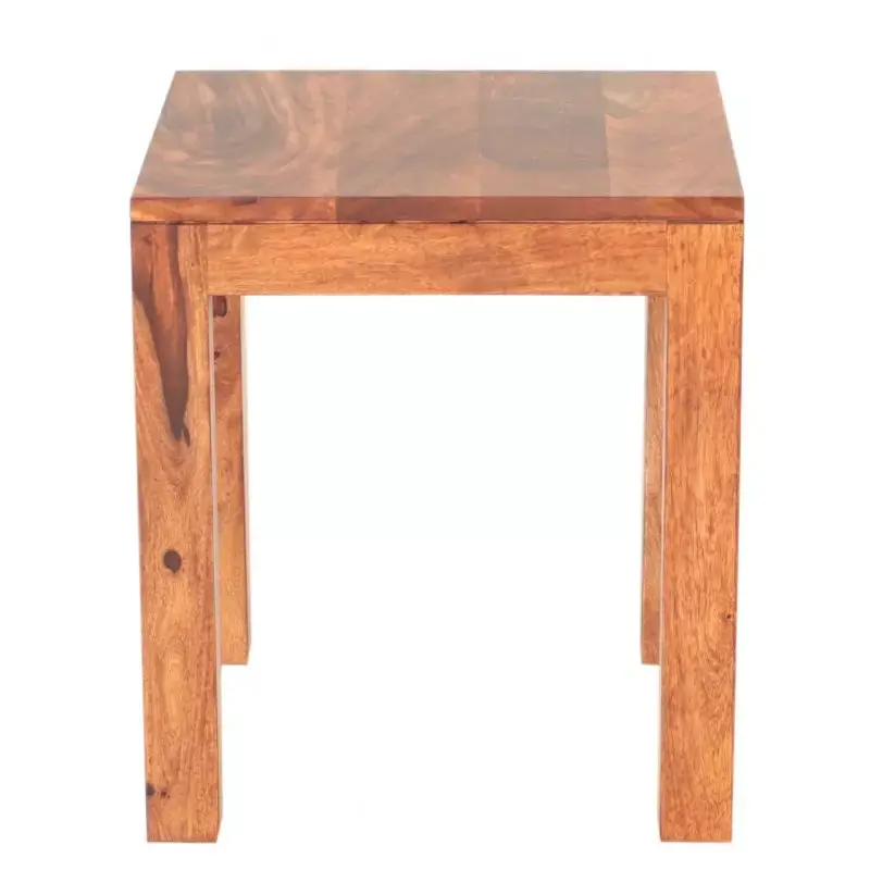 Beistelltisch Gani 40x45x40 cm aus indischem Sheesham-Massivholz Mega-Angebot