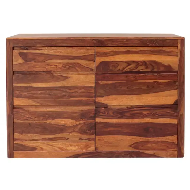 Kommode Tina 140x100x45 aus Sheesham-Massivholz Markenprodukt