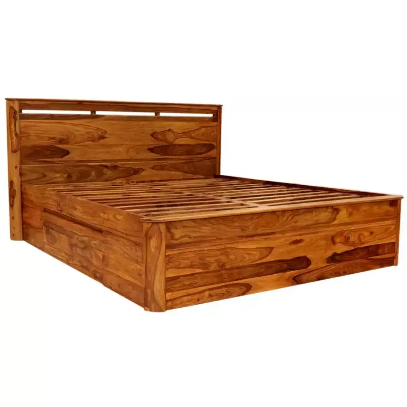 Neue Kollektion Bett Tina 180x200 aus Sheesham-Massivholz