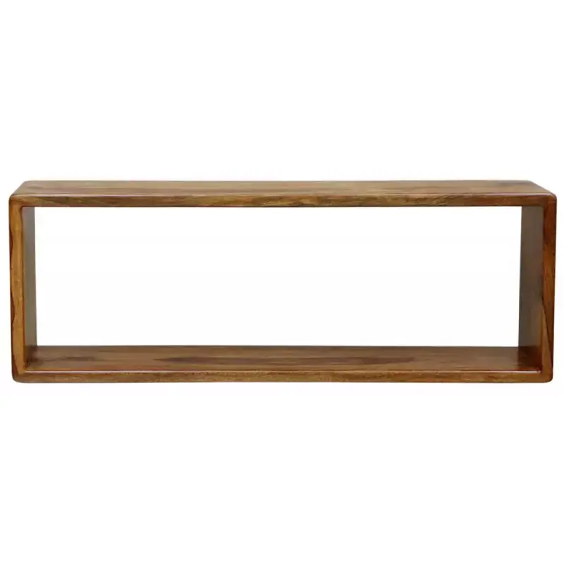 Markenware Wandregal Tina 100x35x22 aus Sheesham-Massivholz