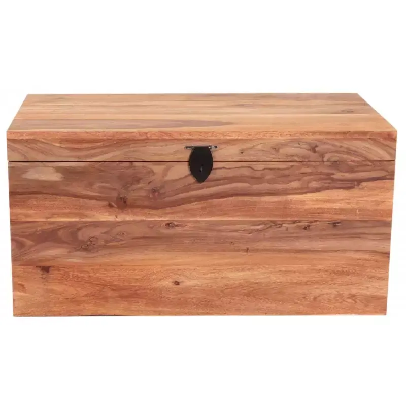 Truhe Amba 90x45x45 aus indischem Sheesham-Massivholz Knallerangebot