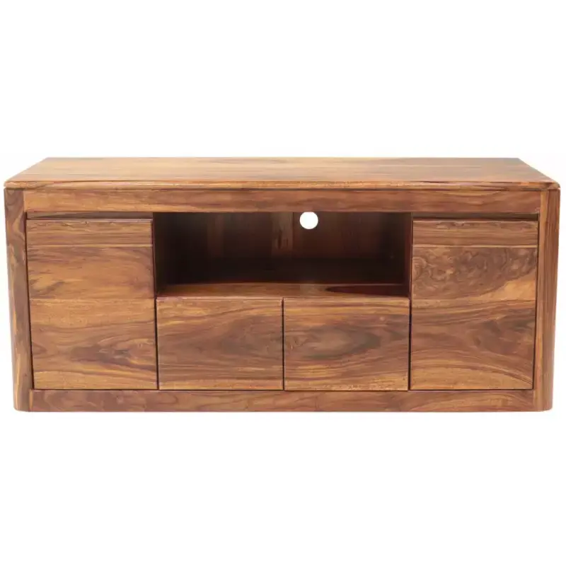 Preisknaller Fernsehtisch Tina 140x60x45 aus Sheesham-Massivholz