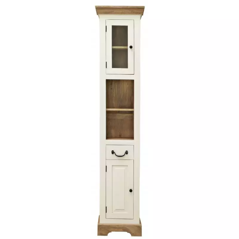 Wochenendangebot Badezimmerschrank Retro 40x190x35 aus Mango-Massivholz