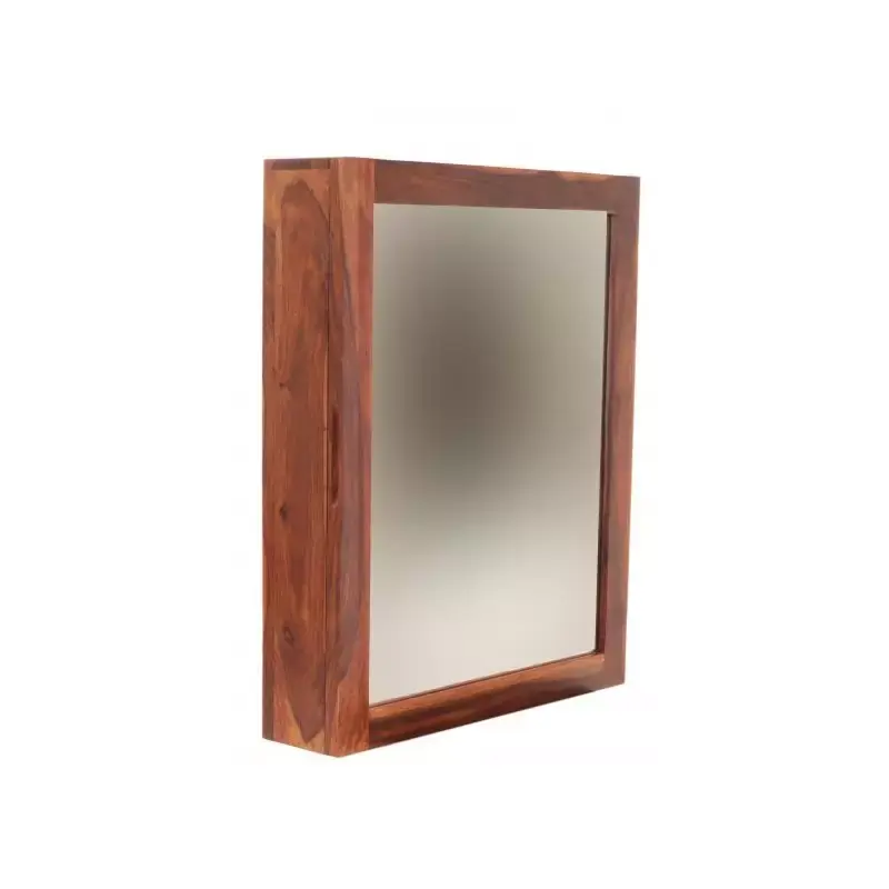 Bestseller Spiegel Jali 50x60 aus indischem Sheesham-Massivholz