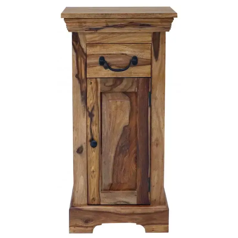 Sichere Zahlung Badezimmer-Schränkchen Jali 40x80x35 aus indischem Sheesham-Holz