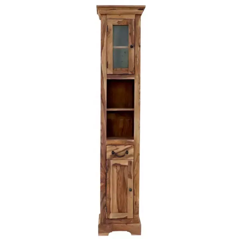 Beliebt Badezimmer-Schränkchen Jali 40x190x35 us indischen Sheesham-Massivholz