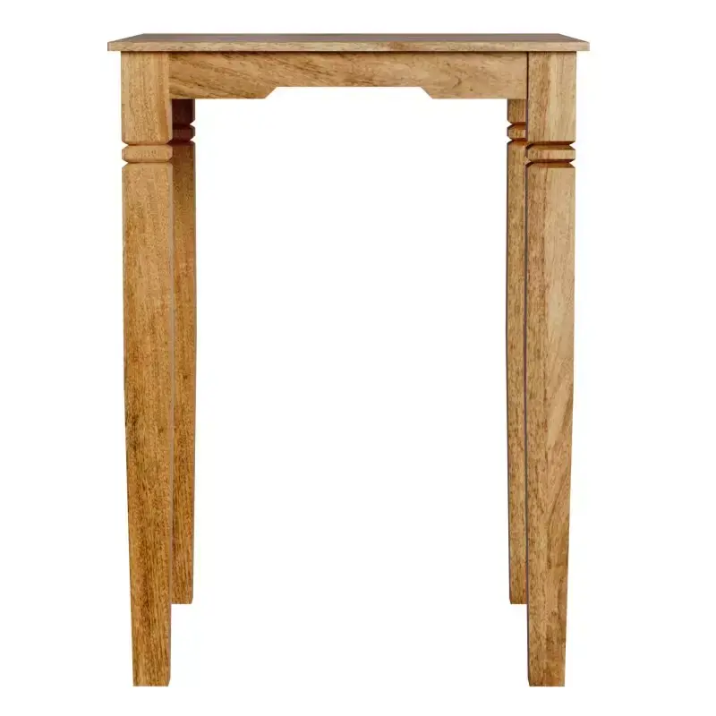 Schneller Versand Bar-Esstisch 80x110x80 aus indischem Mango-Massivholz