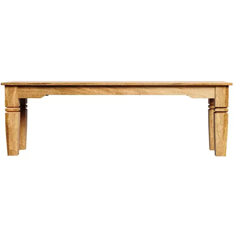 Sichere Zahlung Bank Guru 140x40 aus Mango-Massivholz