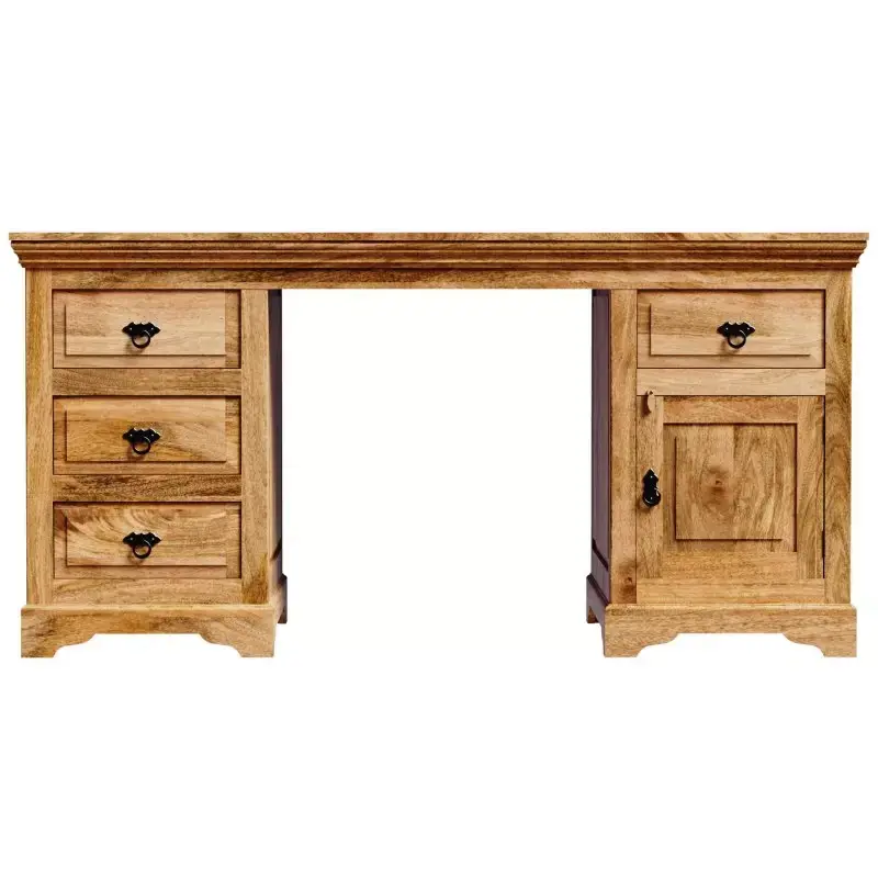 Schreibtisch Guru 160x80x76 aus Mangoholz Abverkauf