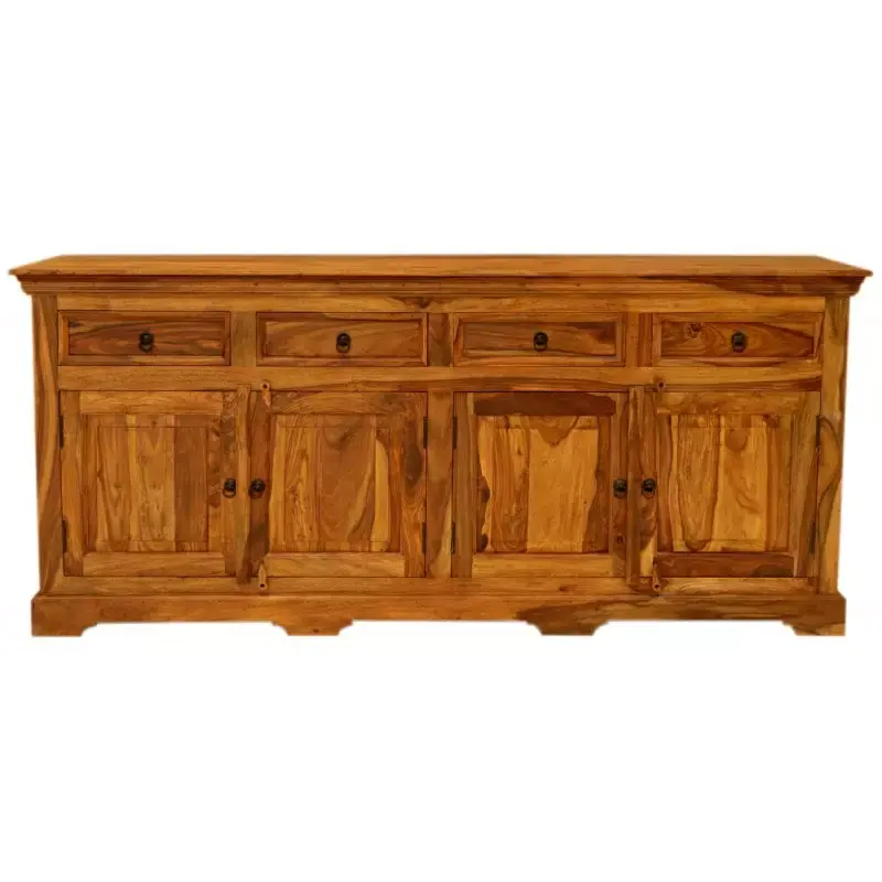 Garantierte Lieferung Kommode Jali 200x90x45 aus indischem Sheesham-Massivholz