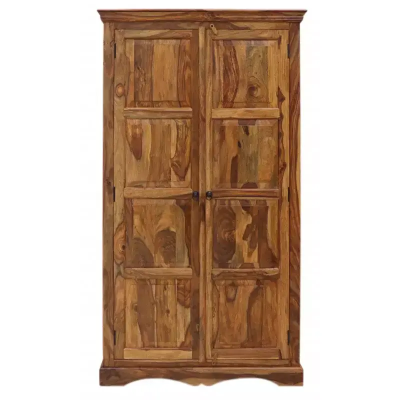 Kleiderschrank Jali 110x200x60 aus indischem Sheesham-Massivholz Jetzt Bestellen