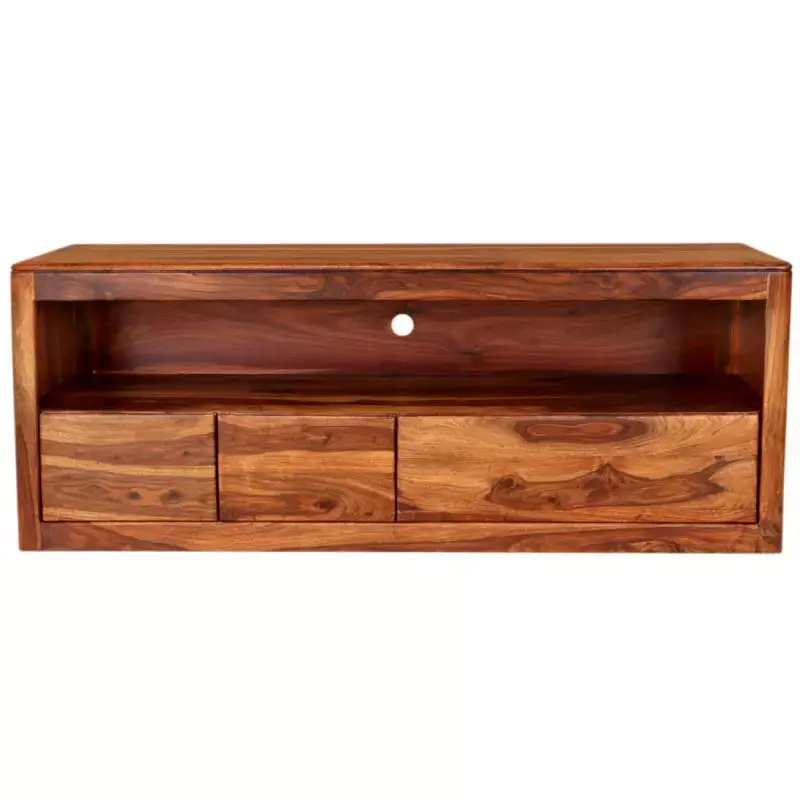 Fernsehtisch Tina 140x60x45 aus Sheesham-holz Neuheit