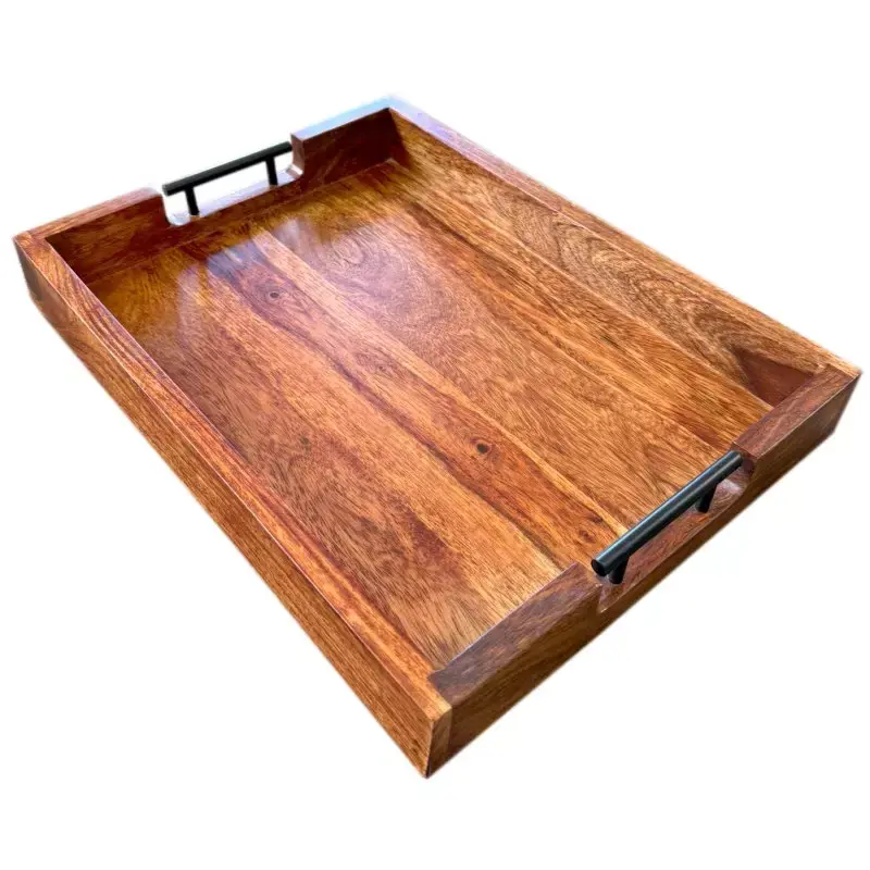 Tablett 40x5x30 aus indischem Massiv-Sheesham Bestpreis