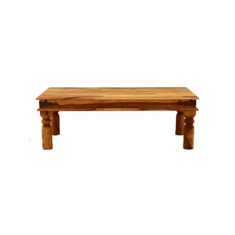 Schneller Versand Couchtisch Jali 100x50x50 aus indischem Massivholz Sheesham