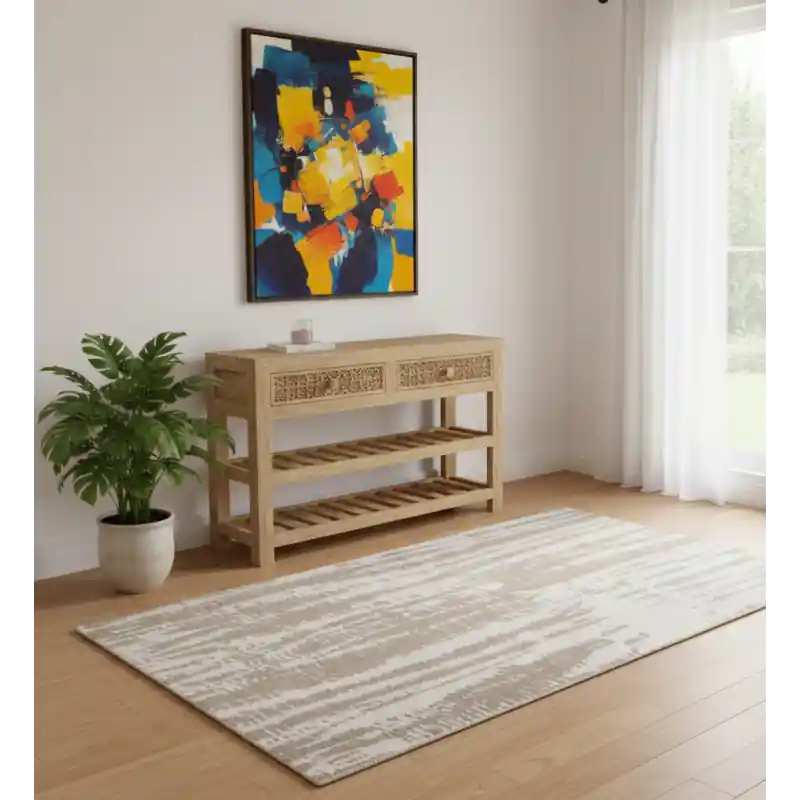 Teppich HANNEL 190 × 290 cm aus reiner Wolle Preiswert