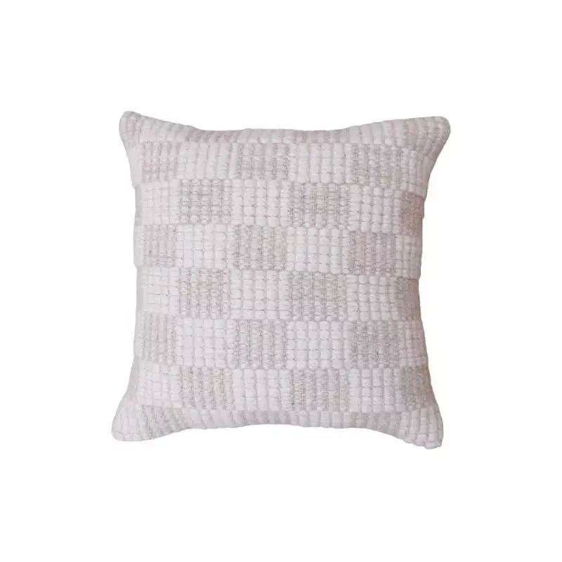 Kissen GIANH 45x45 cm aus echter Wolle und Baumwolle Neu Im Sortiment