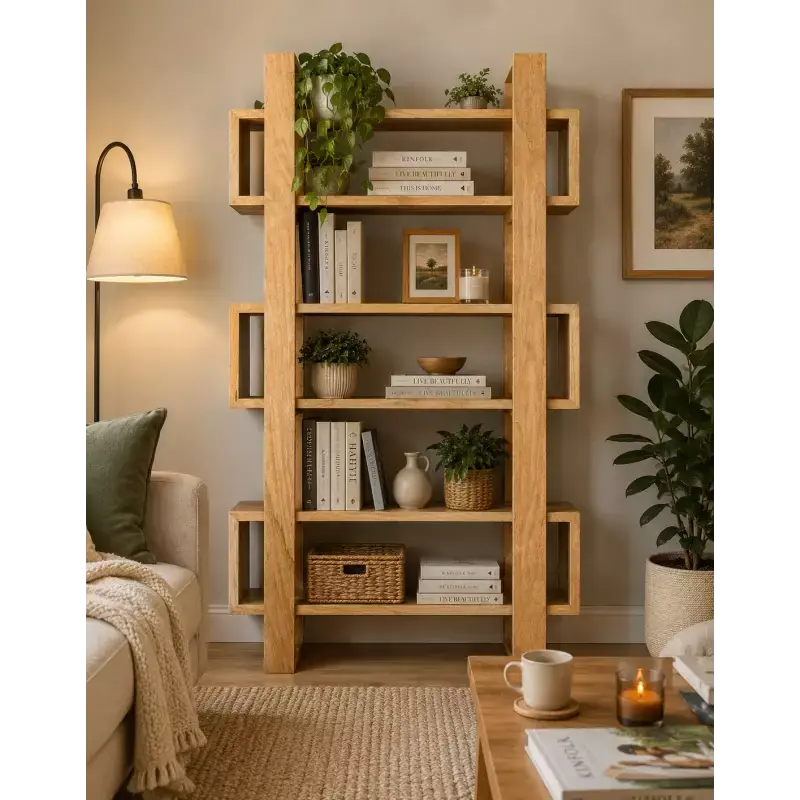 Direkt Vom Hersteller Bücherregal 85x160x35 aus Mango-Massivholz